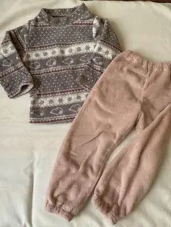 【値下げ】《SNOOPY》フリースパジャマセット 120サイズ