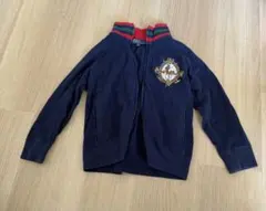 【春先〜梅雨時に】ポロ　ラルフローレン　ネイビー パーカー 110