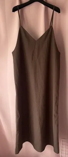 GU キャミワンピ ブラウン