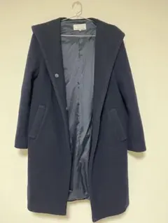 M-PREMIER エムプルミエ　カシミア混フーデットロングコート