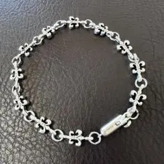 シルバークロスデザインブレスレット、約２２cm