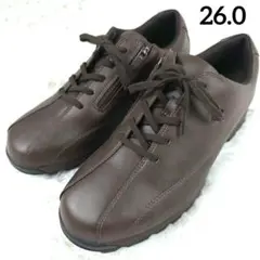 未使用級✨ ヨネックス ウォーキングシューズ パワークッション サイドジップ 茶