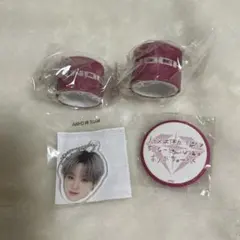 TREASURE カプセルトイ ジフン 顔アクキー マステ 缶バッジ