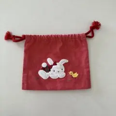 【送料込⭐︎匿名】ファミリア　平デニム　コップ巾着