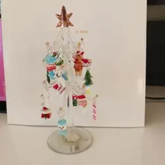 ガラス製クリスマスツリー セット