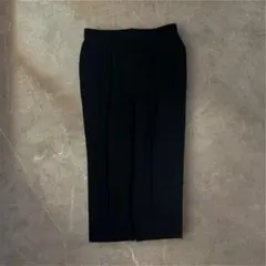 美品 ワイドパンツ スラックス カジュアル ブラック　極太 y2k 綺麗めコーデ