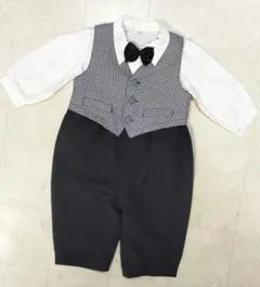フォーマル ロンパース 90 冠婚葬祭 結婚式 七五三 行事 ネクタイ