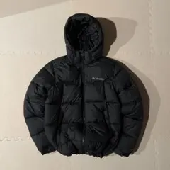 【大人気】　極暖‼️ Columbia ダウン ドローコード付き　黒　M