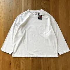 フルーツオブザルーム ロンT オーバーサイズ Ｌ　白 ホワイト 五分袖 Tシャツのサムネイル