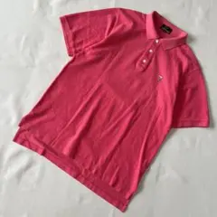 TRUSSARDI トラサルディ 半袖ポロシャツ ピンク 90s ヴィンテージLのサムネイル