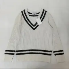 タグ付き未使用 トゥモローランド tricot リネン 畦編み チルデン ニットのサムネイル