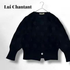 【ルイシャンタン】✨️ブラック/ニットセーター/木の葉デザイン/可愛い/サイズ9のサムネイル