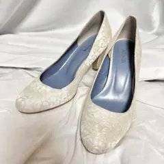 ベニルBENIRウエディングシューズ　37（24.0cm相当）　7センチヒール
