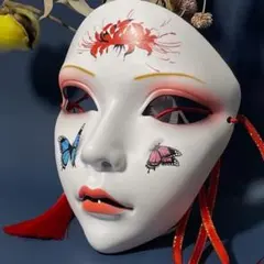 SOUL CROP 手描きサイバーパンク白メカフルフェイスマスク - メルカリ