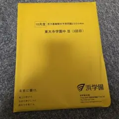 東大寺学園 浜学園 ミラクルweb 第3回 未使用