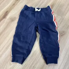 ネイビー サイドストライプ パンツ