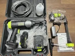 高圧洗浄機 コードレス 充電式 強力噴射13M コンパクト持ち運び便利節水洗車機