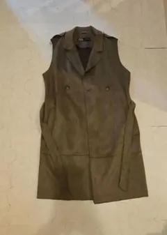 ZARA ブラウン ダブルブレスト ベスト