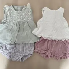 プティマイン　セットアップ　2セット　サイズ80