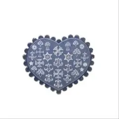 シリコンモールド 十字架 クロム ネイルパーツ レジン