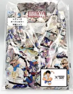 ONE PIECE × original stitch film red シャツ