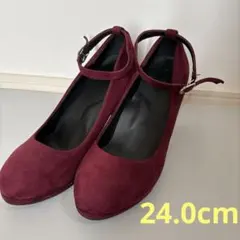 美品✨GRL グレイル ストラップ ハイヒール ラウンドトゥ パンプス ボルドー