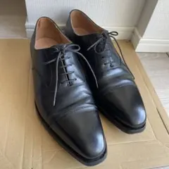 2-3回使用　Crockett & Jones ストレートチップ ブラック　7Eのサムネイル