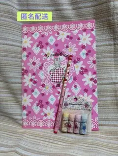 サンリオ　マロンクリーム　文具セットB　ノート　鉛筆　消しゴム　平成レトロ　レア