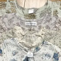 【used】 バースデイ　花柄　80