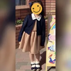 入学式 卒園式 110〜120ワンピ フォーマルドレス　カーディガン