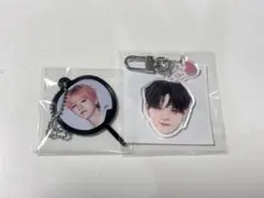 treasure ヨシ ガチャガチャ 顔アク ミニうちわセット