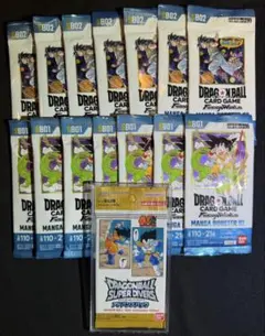 ドラゴンボールカードゲーム マンガブースター01 未開封10パックセット