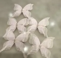 【数量限定】ヘアクリップ　蝶　ヘア飾り