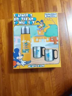 Mickey & Pluto ステンレスボトル＆マグカップセット