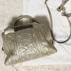 Carving Tribes ゴールド　ショルダーバッグ