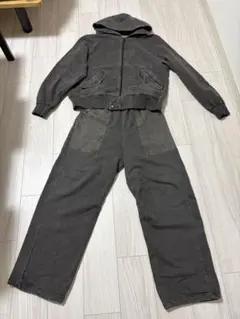 keiju NITOジップパーカースウェットセットアップ - メルカリ