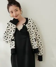 花柄カーディガン
