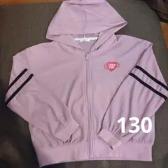 ピンク メッシュパーカー　130 女の子