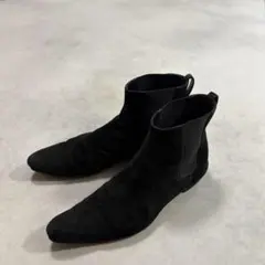 SAINT LAURENT PARIS ダブルバックル スエードブーツ 39 - メルカリ