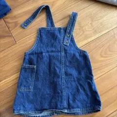 ZARA デニム ジャンパースカート 92cm 18-24ヶ月のサムネイル