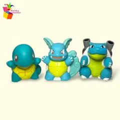 ポケモンキッズ（ゼニガメ、カメール、カメックス）指人形 フィギュア