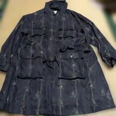 薄手コート、フード、ポケット付き