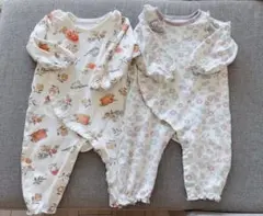 (着用2-3回のみ)ロンパース2点セット90cm