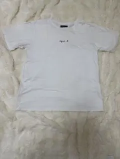agnes b. ロゴTシャツ ホワイト Lサイズのサムネイル