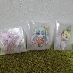 フリューくじ 　F賞 アクリルキーホルダー 初音ミク/鏡音リン/巡音ルカ