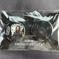サンダーボルツ*　Happyくじ 缶バッジ バッキー ウィンター・ソルジャー
