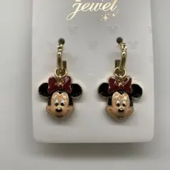 Disneyミニー ピアス フープ 2WAY フェイス キャラクターモチーフ