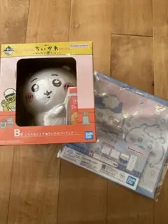 ちいかわ★一番くじB賞★フィギュア　なんかほっこりちいかわの湯　タオルセット