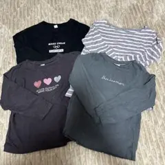 女の子100〜110ロンT 4枚　ズボン1枚