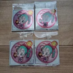 ドラゴンボール 超戦士シールウエハース超 超絶感謝の十周年 ブルマ4枚セット